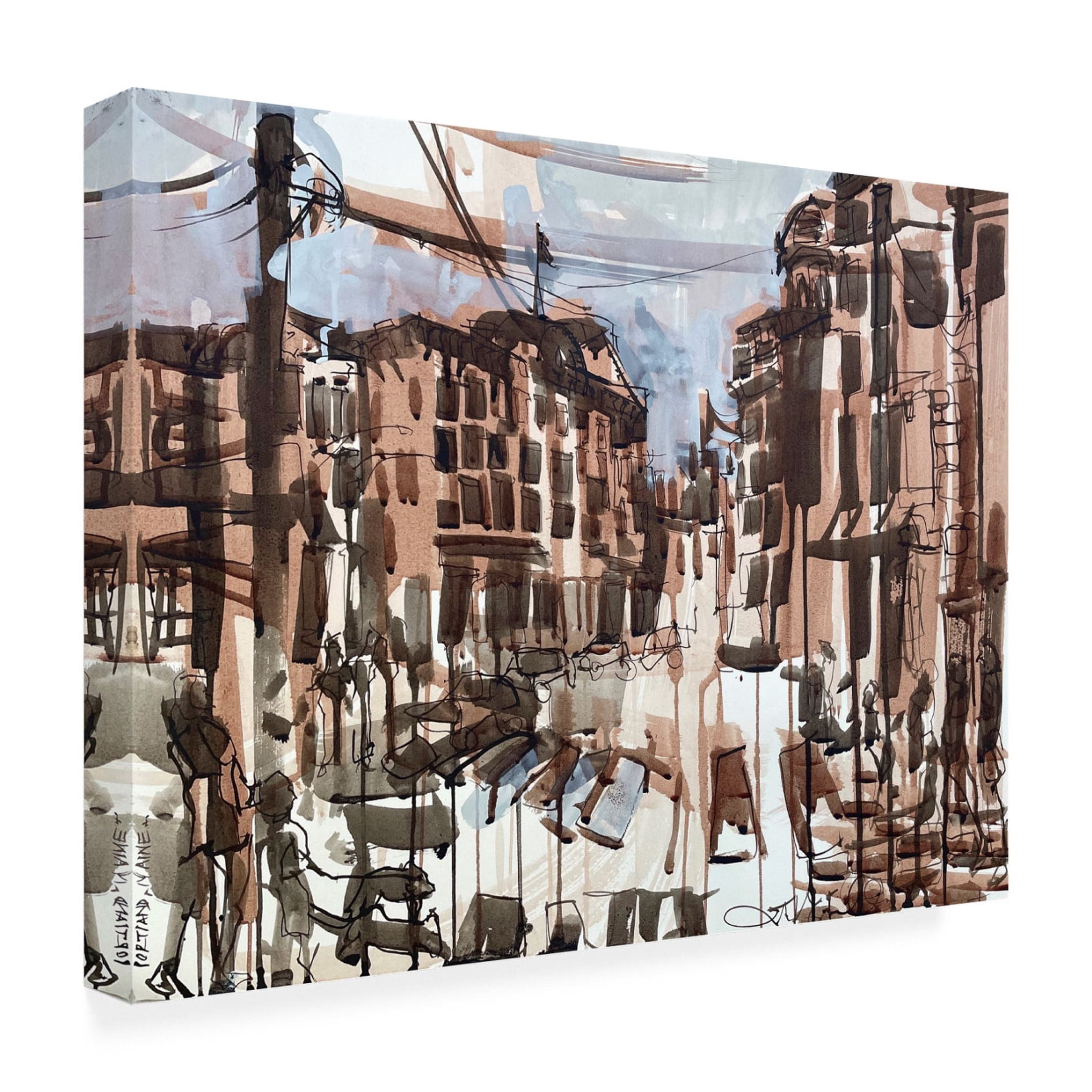 Trademark Fine Art Erin McGee Ferrell Portland Maine I Canvas Wall Art