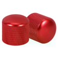 thumbnail image 2 of 2 Pcs Bass Guitar Volume Knob Metal Knobs Component Electric Replacement Parts Red, 2 of 5