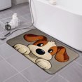thumbnail image 2 of SPXUBZ Cute Dog Face Print Non Slip Kitchen Mats Bathroom Rugs Floor Mats for Floor 31.5x20 inch, 2 of 5