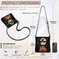 thumbnail image 7 of Kuiaobaty Ghost Pumkin Candy Print Crossbody Bag for Women Travel, Portable Waterproof Vegan Leather Hobo Purse Crossbody with Adjustable Strap, Multi Pockets Sling Handbag for Halloween, 7 of 7