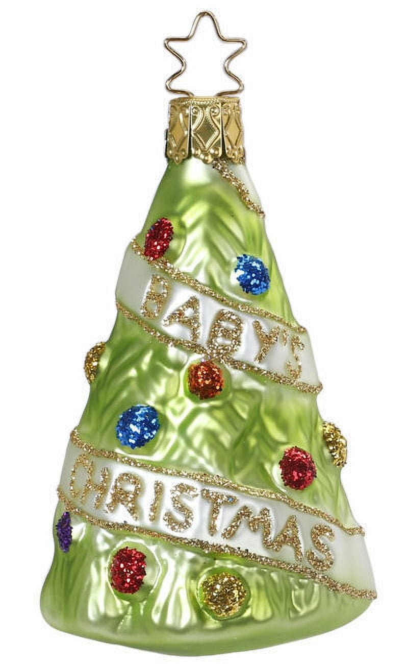 Inge Glas New Baby's First Christmas Ornament Set - Santa, Tree