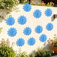 thumbnail image 5 of Spring Garden Decor Outdoor Wall Decor Iron Metal Daisys Wall Hanging for Patio Courtyard Fence Balcony Living Room Bedroom Indoor Outdoor Home Ornament Housewarming Gift, 5 of 6