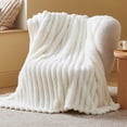 thumbnail image 1 of Blanket Bedsure Twin, forro polar de franela, supersuave y acogedor, color blanco, 1 of 7