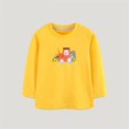 thumbnail image 2 of Utoimkio Toddler Boy Girls Cotton Long Sleeve Shirts Cute Print Pullover Sweatshirts Fall Winter Casual Crewneck Tee Tops for Kids 1-7 Years, 2 of 6