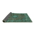 thumbnail image 2 of Ahgly Company Indoor Square Persian Turquoise Blue Traditional Area Rugs, 6' Square, 2 of 4