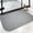 White-0, variant on Ultra Soft Absorbent Bath Mat 20x31.5 Inch Fluid Smoke Aurora Art Style, Denim Jean Print