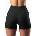 thumbnail image 2 of Pantalones Cortos De Fitness De Cintura Alta Para Mujer Pantalones Cortos De Yoga De Entrenamiento De Cintura Cruzada Leggings Para Correr Kearding OD015238-02, 2 of 6