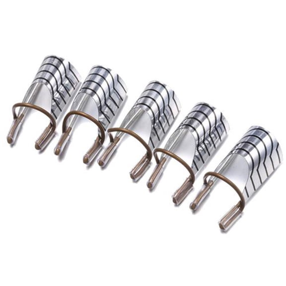 Xinyolin 5Pcs Women Reusable UV Gel Acrylic Tips Nail Art Extension Guide Form Tools
