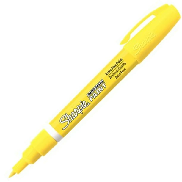 Sharpie Poster Paint Marker Water Based Ex Fine Yellow