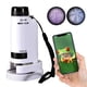 thumbnail image 1 of Microscopio bolsillo Mini 60x-180x con científicos LED para, 1 of 9
