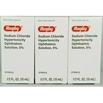 Sodium Chloride Ophthalmic Solution 5%, 15mL (3 Pack)
