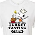 thumbnail image 3 of Peanuts - Turkey Tasting Crew - Juniors Cropped Cotton Blend T-Shirt, 3 of 6