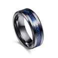 thumbnail image 7 of Titanium Steel Carbon Fiber Dragon Ring Material Style Simple Stylish Features Plating Color Image Color Image, 7 of 7