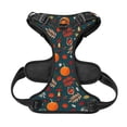 thumbnail image 5 of Picia Autumn with Pumpkins No-Pull Dog Harness Reflective Front Clip Vest with Handle,Step-in Air Dog Harness,Adjustable 2 Metal Rings 4 Buckles,Easy to Put on & Take Off, 5 of 9