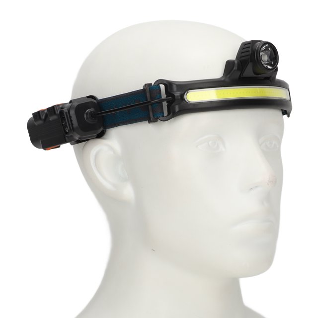 Linterna frontal Jadeshay recargable LED con reflector COB para exteriores