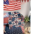 thumbnail image 2 of Independence Day Patriotic Blanket American Flag Star Stripes Throw Blankets Soft Warm Cozy Red White and Blue Gnome Blanket for Independence Day 4th July All Season 40" x 50", 2 of 5