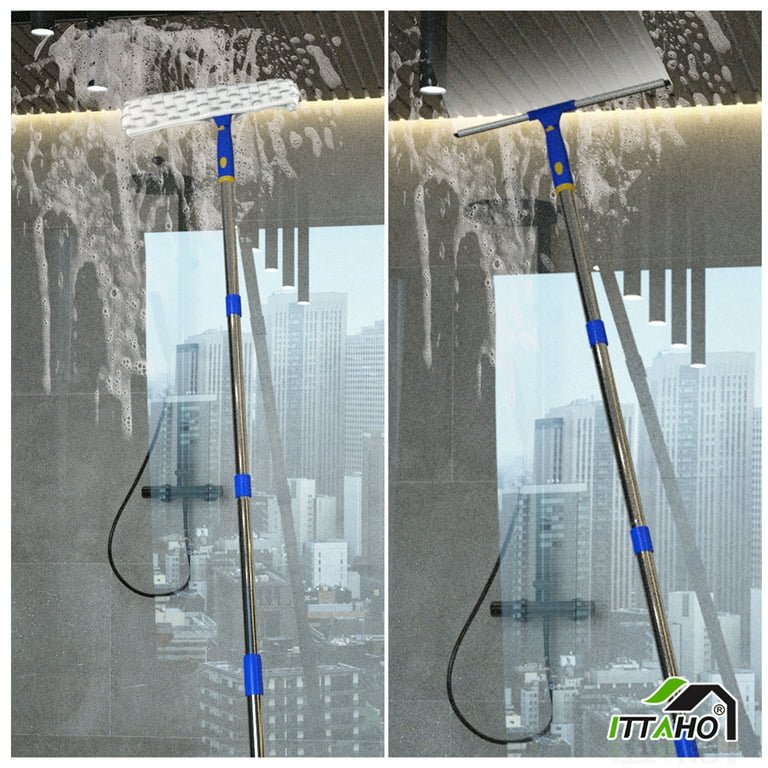 ITTAHO 60-Inch Window Squeegee With Microfiber Pads photo 7