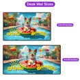 thumbnail image 5 of Hello Summer Toy Fox Terrier Pool Day on Watermelon Float Desk Mat Full Keyboard Mouse Pad Dog Lover Large Mousepad - 13008, 5 of 5