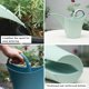 thumbnail image 4 of Preste atención al recuento de lanzamientos el tamaño del paquete es 42x30x14cm Regadera de jardinería regadera de pico largo 2L azul oscuro ANGGREK Otros, 4 of 8