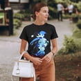 thumbnail image 6 of Shadow Milk Cookie Ladies Summer Print Fashion T-Shirt, 6 of 6