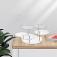 thumbnail image 5 of Round Jewelry Display Stand, Acrylic Holder for Ear Purse Figurines transparent, 5 of 8