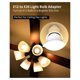 thumbnail image 3 of Paquete de 25 Adaptadores E12 A E26, Portalámparas E12 A Base Media, Convertidor E26 E27, Adaptador de Portalámparas, Portalámparas para Candelabros, 3 of 9