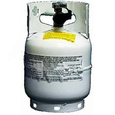 MANCHESTER 10054 Propane Tank 5 Pound Capacity White Steel