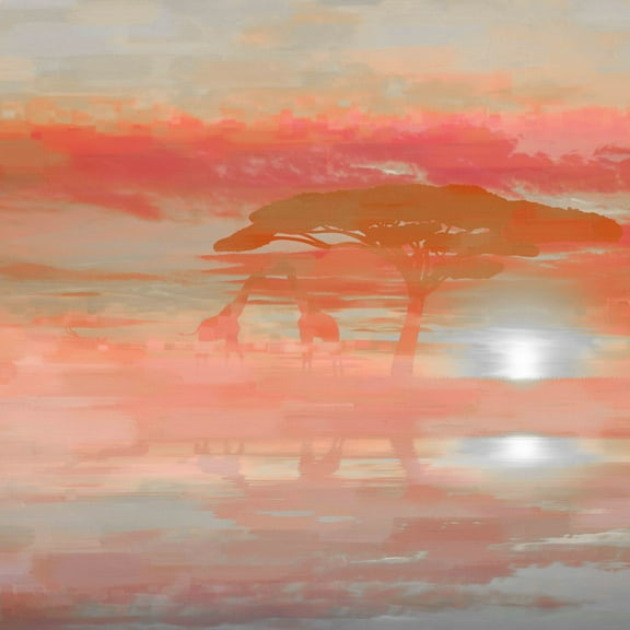 Parvez Taj "Gentle Giants" Print on Canvas