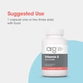 thumbnail image 4 of ARG Vitamin E Succinate - 400 IU d-Alpha-Tocopheryl Succinate - Antioxidant & Energy Support - Dry Powder Vegetarian Capsules - Hypoallergenic Formula - 100 Servings - 100 Capsules, 4 of 7