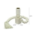 thumbnail image 2 of Harrison Cream Wooden Candlestick, 2 of 6