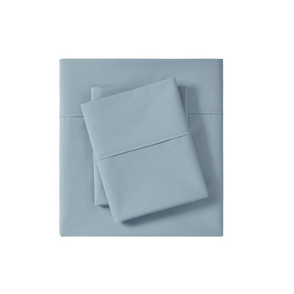 Luxe Teal Peached Percale Sheet Set, Belen Kox
