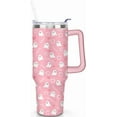 thumbnail image 2 of Halloween Ghosts Cup Gifts for Women Girls, Cute Spooky 40oz Tumbler with Handle and Straw, Holiday Stainless Steel Insulated Water Bottle (1 PC), 2 of 3