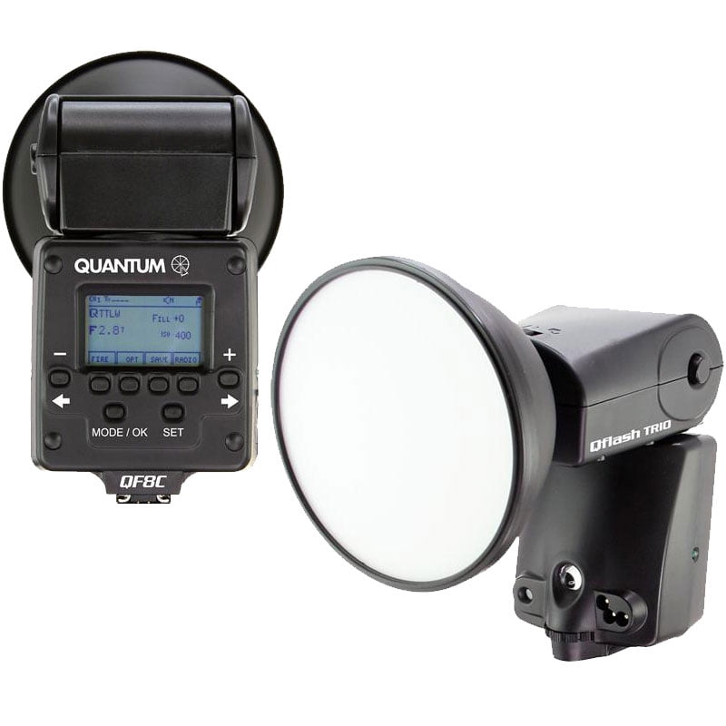 Quantum QF8C Q Flash Trio Shoe Mount Flash Canon