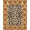 Brown White, Pattern 5, variant on ODIKA 8'x10' Washable Area Rug Boho Bordered Fabric Table Bathroom Long Placemat Cow Spotted Playful Expressive for Living Room, Under Sectional, Family , Durable, Non-Slip