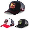 thumbnail image 2 of Gorra de malla de superhéroe de Disney para hombre y mujer, gorra de béisbol con bordado de dibujos animados, Hip-Hop Fivean unisex, 2 of 2