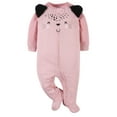 thumbnail image 3 of 4-Pack Baby Girls Leopard Sleep 'N Plays, 3 of 5
