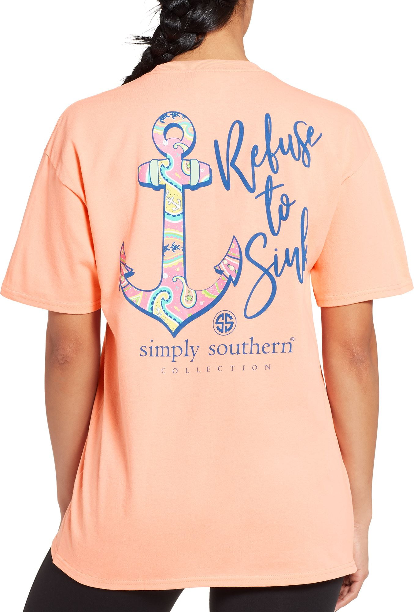 Simply Southern - Simply Southern Women's Short Sleeve Anchor T-Shirt ...