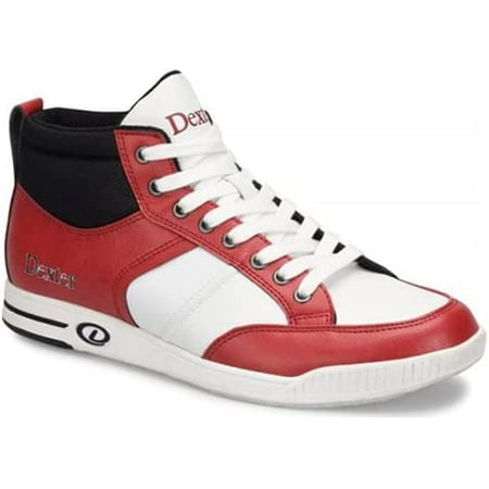 

Dexter Men s Dave Hi Top Black/Red/White Bowling Shoes