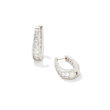Lee Silver Earrings in Teal Drusy main image 0