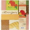 MBI Recipes 3-Ring Album Kit-5"X7" Recipe Cards, Pk 1, MBI