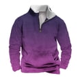 thumbnail image 2 of Sudadera sin capucha para hombre, informal, a la moda, con cuello alto, estampado de calaveras, cremallera, jersey de manga larga, blusa de poliéster para hombre, 2 of 5