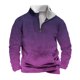 thumbnail image 2 of Sudadera sin capucha para hombre, informal, a la moda, con cuello alto, estampado de calaveras, cremallera, jersey de manga larga, blusa de poliéster para hombre, 2 of 5