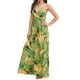thumbnail image 3 of Lucakuins - Vestido largo de verano para mujer, sin mangas, sin espalda, cuello en V profundo, bohemio, floral Lucakuins  moda, 3 of 9