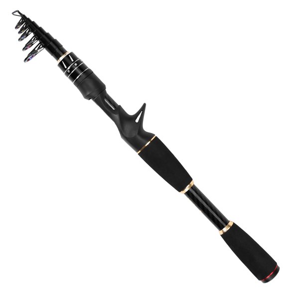 Yeacher 2.1m Carbon Casting Rod Portable Fishing Rod Lightweight Telescopic Travel Fishing Rod Ultra-Sensitive Sea Saltwater Freshwater Rod