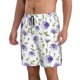 thumbnail image 2 of Balery Purple Chicory Traje de Baño Estilo Hawaiano para Hombre, Shorts de Secado Rápido con Bolsillos-X-Large, 2 of 6