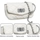 thumbnail image 3 of Bolso de hombro para mujer, bolsos de mano a la moda para mujer, bolsos cruzados acolchados con cadena, 3 of 5