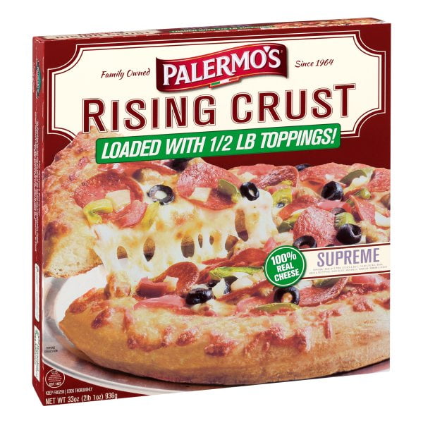 Palermo's Rising Crust Supreme Frozen Pizza, 33 oz