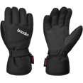 thumbnail image 1 of Kids Winter Ski Gloves Waterproof Breathable Warm Insulated Thermal 8-12 Years, 1 of 7