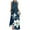 ☪090-Blue, variant on Nuoqisi Women's Long Dress Summer Casual Sleeveless V-Neck Maxi Dress Swing Dresses Holiday