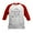 Red/White, variant on CafePress - Class Of 2036 Graduate Baseball Jersey - Kids Cotton Baseball Jersey, 3/4 Sleeve Shirt